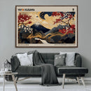 Yayoi Kusama Japanese Inspired Canvas Print – Mt. Fuji by MyGreatCanvas | Canvas Wall Art Prints | Photo Prints & Wall Decor