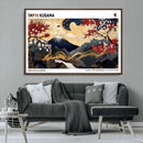 Yayoi Kusama Inspired Japanese Art Canvas Print – Framed by MyGreatCanvas | Canvas Wall Art Prints | Photo Prints & Wall Decor