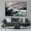 Stormy Ocean Waves Canvas Wall Art – Framed Turbulent Sea by MyGreatCanvas | Canvas Wall Art Prints | Photo Prints & Wall Decor