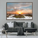 Sunset Beach Wall Art Print – Coastal Canvas Ocean Landscape by MyGreatCanvas | Canvas Wall Art Prints | Photo Prints & Wall Decor