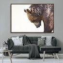 Grizzly Bear Canvas Wall Art Print – Framed Wildlife Nature by MyGreatCanvas | Canvas Wall Art Prints | Photo Prints & Wall Decor