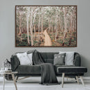 Forest Dirt Road Wall Art Canvas Print, Scenic Woodland by MyGreatCanvas | Canvas Wall Art Prints | Photo Prints & Wall Decor