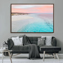 Serene Pastel Beach Wall Art Canvas Print, Tranquil Coastal by MyGreatCanvas | Canvas Wall Art Prints | Photo Prints & Wall Decor