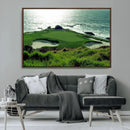 Coastal Golf Course Wall Art Canvas Print – Scenic Green by MyGreatCanvas | Canvas Wall Art Prints | Photo Prints & Wall Decor