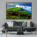 Coastal Golf Course Wall Art Canvas Print – Vibrant Green by MyGreatCanvas | Canvas Wall Art Prints | Photo Prints & Wall Decor