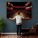Tennessee Neyland Stadium Wall Art, Sports Arena Canvas