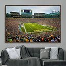 Green Bay Packers Lambeau Field Stadium Wall Art Canvas by MyGreatCanvas | Canvas Wall Art Prints | Photo Prints & Wall Decor