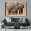 Wild Elephant Wall Art Canvas Print by MyGreatCanvas | Canvas Wall Art Prints | Photo Prints & Wall Decor