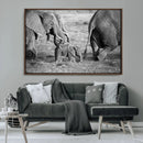 Wild Elephant Wall Art Canvas Print by MyGreatCanvas | Canvas Wall Art Prints | Photo Prints & Wall Decor