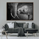 Elephant Family Wall Art Canvas, Framed Elephant Family by MyGreatCanvas | Canvas Wall Art Prints | Photo Prints & Wall Decor