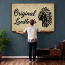 Original Landlords Wall Art Canvas Print, Native American by MyGreatCanvas | Canvas Wall Art Prints | Photo Prints & Wall Decor