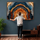 Abstract Wood Grain Canvas Print, Tree Ring Pattern Wall by MyGreatCanvas | Canvas Wall Art Prints | Photo Prints & Wall Decor