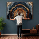 Abstract Wood Grain Canvas Print, Tree Ring Pattern Wall by MyGreatCanvas | Canvas Wall Art Prints | Photo Prints & Wall Decor