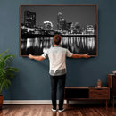 Austin Skyline Wall Art Canvas Print, Austin Downtown Night by MyGreatCanvas | Canvas Wall Art Prints | Photo Prints & Wall Decor