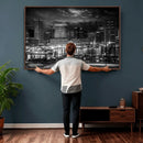 Baltimore Skyline Wall Art Canvas Print, Baltimore Downtown by MyGreatCanvas | Canvas Wall Art Prints | Photo Prints & Wall Decor