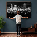 Baltimore Skyline Wall Art Canvas Print, Baltimore Downtown by MyGreatCanvas | Canvas Wall Art Prints | Photo Prints & Wall Decor