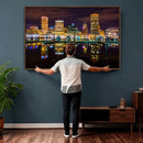 Baltimore Skyline Wall Art Canvas Print, Baltimore Downtown by MyGreatCanvas | Canvas Wall Art Prints | Photo Prints & Wall Decor