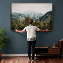 Mountain Forest Wall Art Canvas Print, Alpine Landscape by MyGreatCanvas | Canvas Wall Art Prints | Photo Prints & Wall Decor