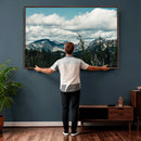Mountain Forest Wall Art Canvas Print, Alpine Pine Tree by MyGreatCanvas | Canvas Wall Art Prints | Photo Prints & Wall Decor