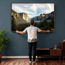 Yosemite Valley Mountain Wall Art Canvas Print, Granite by MyGreatCanvas | Canvas Wall Art Prints | Photo Prints & Wall Decor