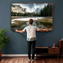 Yosemite Valley Mountain Wall Art Canvas Print, Granite by MyGreatCanvas | Canvas Wall Art Prints | Photo Prints & Wall Decor