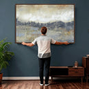 Abstract Neutral Landscape Painting Wall Art by MyGreatCanvas | Canvas Wall Art Prints | Photo Prints & Wall Decor