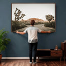 Joshua Tree Desert Wall Art Canvas Print, Minimal by MyGreatCanvas | Canvas Wall Art Prints | Photo Prints & Wall Decor