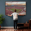 Donald W. Reynolds Razorback Stadium Wall Art Canvas Print –
