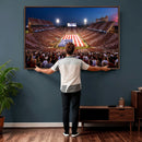 Oklahoma Memorial Stadium Wall Art Canvas Print – Oklahoma