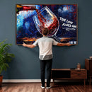 Red Wine Splash Abstract Wall Art Canvas Print, Modern Wine by MyGreatCanvas | Canvas Wall Art Prints | Photo Prints & Wall Decor