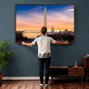 Washington DC Skyline Wall Art Canvas Print – Lincoln by MyGreatCanvas | Canvas Wall Art Prints | Photo Prints & Wall Decor