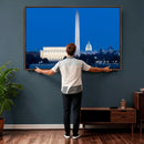 Washington DC Skyline Wall Art Canvas Print – Lincoln by MyGreatCanvas | Canvas Wall Art Prints | Photo Prints & Wall Decor