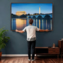 Washington DC Wall Art Canvas Print – Lincoln Memorial Night by MyGreatCanvas | Canvas Wall Art Prints | Photo Prints & Wall Decor
