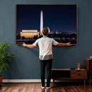 Washington White House Skyline Wall Art Canvas Print – by MyGreatCanvas | Canvas Wall Art Prints | Photo Prints & Wall Decor