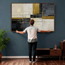 Abstract Gold and Black Wall Art Canvas Print – Modern by MyGreatCanvas | Canvas Wall Art Prints | Photo Prints & Wall Decor
