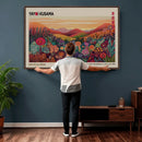 Yayoi Kusama Colorful Landscape Wall Art Canvas Print – by MyGreatCanvas | Canvas Wall Art Prints | Photo Prints & Wall Decor
