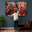 Jazz Band Canvas Wall Art — Jazz Club Singer Saxophone Print by MyGreatCanvas | Canvas Wall Art Prints | Photo Prints & Wall Decor