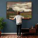 Gustav Macoun Heathland Canvas Print, Czech Landscape Oil by MyGreatCanvas | Canvas Wall Art Prints | Photo Prints & Wall Decor