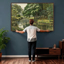 Forest Stream Canvas Wall Art, Peder Monsted A Forest Stream by MyGreatCanvas | Canvas Wall Art Prints | Photo Prints & Wall Decor
