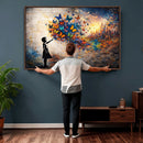 Banksy Girl Wall Art Canvas Print for Living Room Decor by MyGreatCanvas | Canvas Wall Art Prints | Photo Prints & Wall Decor