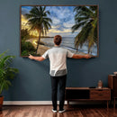 Puerto Rico Beach Paradise Wall Art – Tropical Coastal Print by MyGreatCanvas | Canvas Wall Art Prints | Photo Prints & Wall Decor