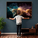 World Map and Global Flight Routes Map Canvas Wall Art, Worldwide Aviation Network Print, International Air Travel Wall Decor by MyGreatCanvas | Canvas Wall Art Prints | Photo Prints & Wall Decor