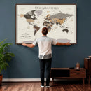 World Map Wall Art Print