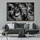Old Pair of Mens Skates Wall Art Canvas, Men Skates Wall Art by MyGreatCanvas | Canvas Wall Art Prints | Photo Prints & Wall Decor