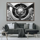 Vintage Airplane Wall Art Canvas Print by MyGreatCanvas | Canvas Wall Art Prints | Photo Prints & Wall Decor