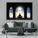Women and Yoga Wall Art Canvas Print