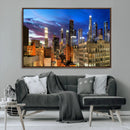 Los Angeles Night Wall Art Canvas Print