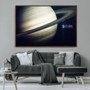 Framed Saturn Wall Art Canvas Print
