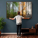 Four Seasons Wall Art Forest Canvas Print – Triptych