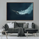 Swimmer Wall Art Canvas Print